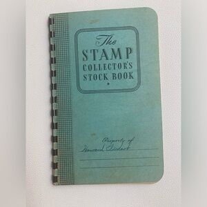 VINTAGE STAMP BOOK With FOREIGN STAMPS